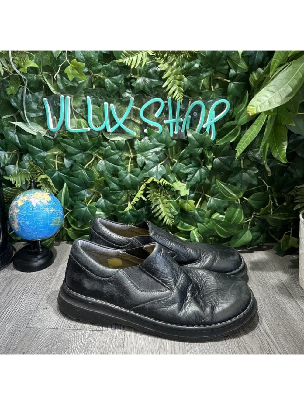 Dr. Martens Orson AW004 Black  Leather Slip On Shoes Round Toe Men’s 13